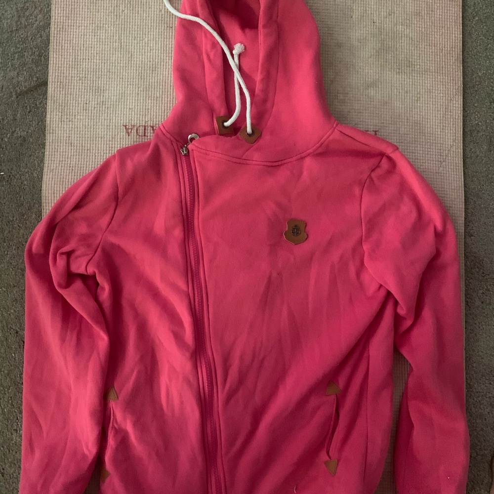 Side zip sweatshirt